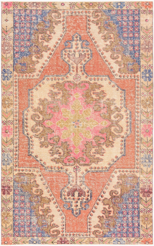 Surya Antique Hand Knotted Wool Area Rug Turkish One of a Kind Low Pile Traditional OOAK1088-4268