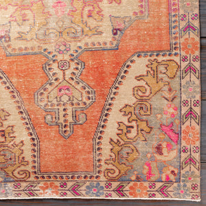 Antique One of a Kind OOAK-1116 4'3" x 7' Handmade Rug OOAK1116-437  Tan, Camel, Desert Tan Surya