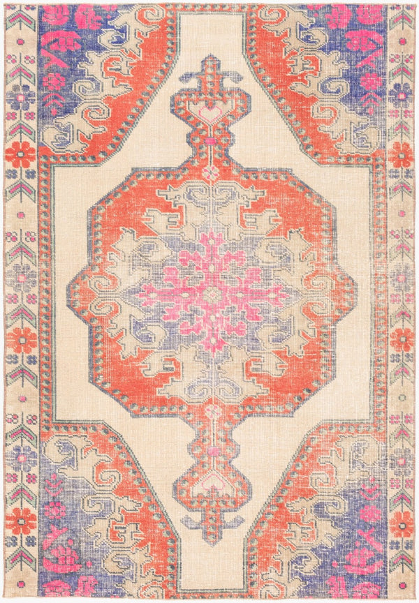 Surya Antique Hand Knotted Wool Rug Turkish One of a Kind Low Pile Bedroom Accent OOAK1118-4462