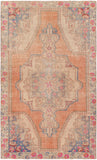 Antique One of a Kind OOAK-1120 4'5" x 7'2" Handmade Rug OOAK1120-4572  Khaki, Rose Gold, Natural Surya
