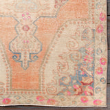 Antique One of a Kind OOAK-1120 4'5" x 7'2" Handmade Rug OOAK1120-4572  Khaki, Rose Gold, Natural Surya
