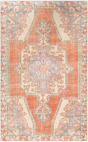 Surya Antique Hand Knotted Wool Rug Turkish One of a Kind Low Pile Bedroom Accent OOAK1133-457