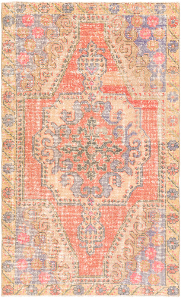 Antique One of a Kind OOAK-1134 4'4" x 7' Handmade Rug OOAK1134-447  Natural, Khaki, Tan, Apricot, Butter, Light Wood, Pearl Surya