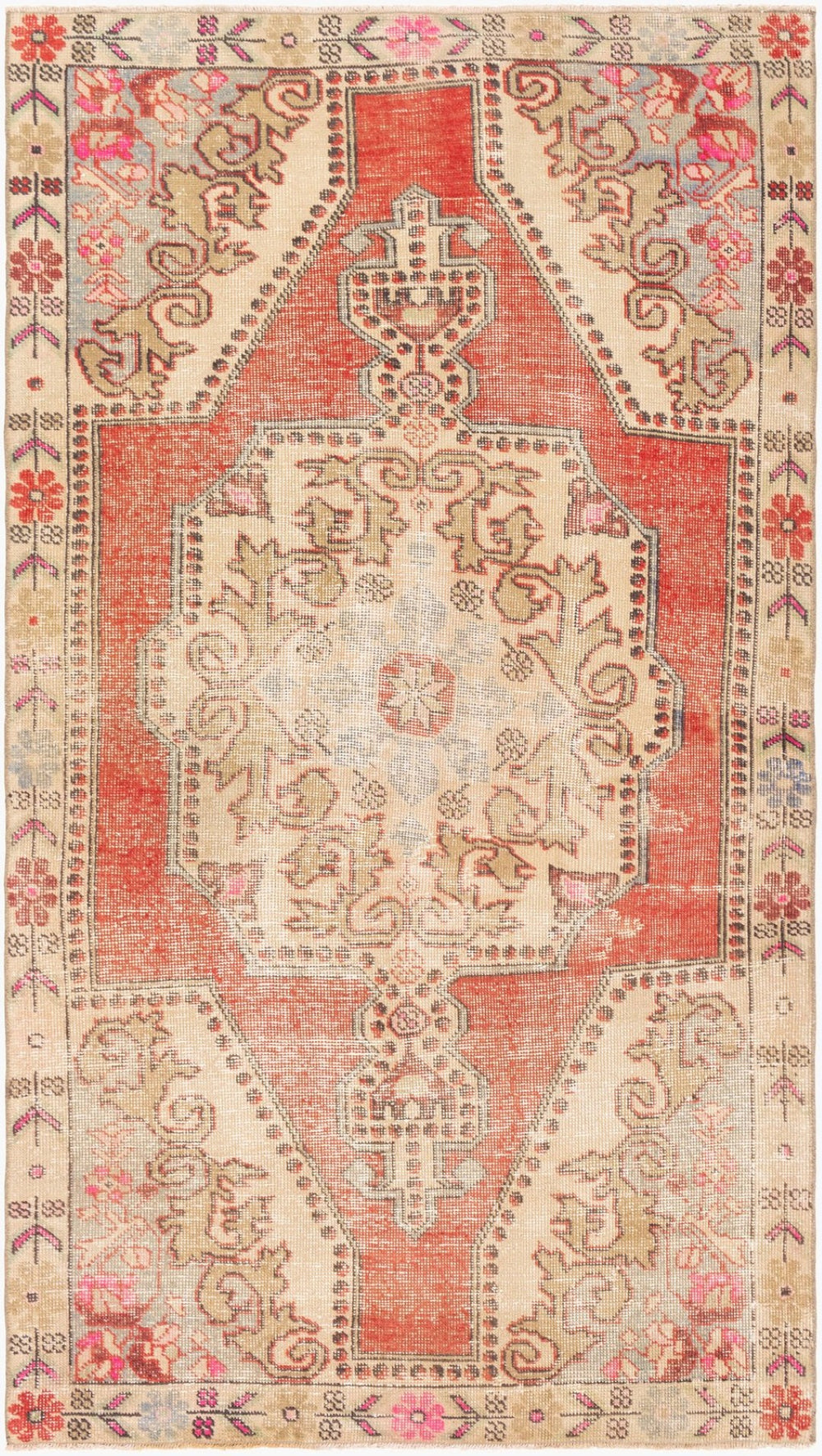Surya Antique Hand Knotted Turkish Wool Area Rug Low Pile Traditional Motifs for Any Room OOAK1138-4478