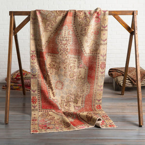 Surya Antique Hand Knotted Turkish Wool Area Rug Low Pile Traditional Motifs for Any Room OOAK1138-4478