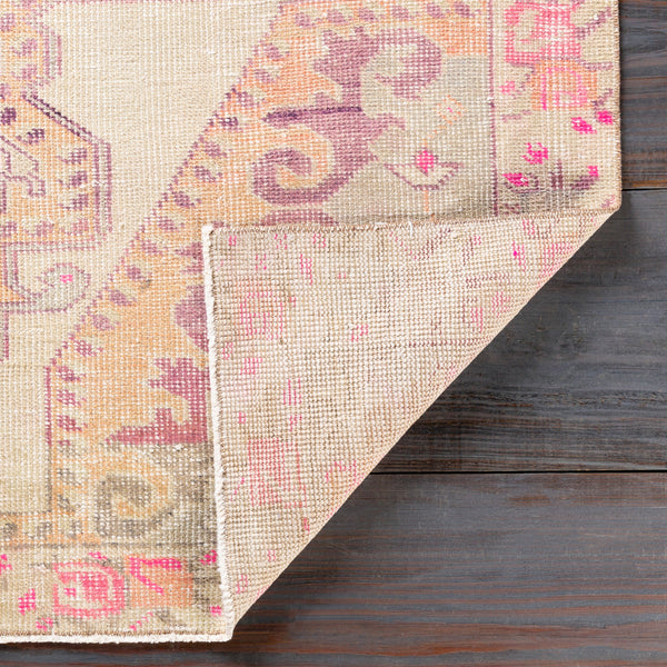 Antique One of a Kind OOAK-1164 4'2" x 7' Handmade Rug OOAK1164-427  Pearl, Natural, Desert Tan, Ash Surya