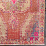 Antique One of a Kind OOAK-1165 4'3" x 7'2" Handmade Rug OOAK1165-4372  Natural, Light Wood, Rose Gold, Camel Surya