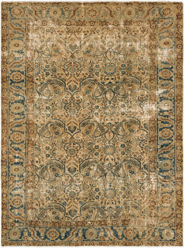 Surya Antique One Of A Kind Turkish Handmade Rug 3'1" X 13'3" - Timeless Wool Statement Piece For Home Beige Wool Ooak1229-4964