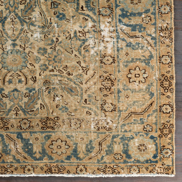 Surya Antique One Of A Kind Turkish Handmade Rug 3'1" X 13'3" - Timeless Wool Statement Piece For Home Beige Wool Ooak1229-4964