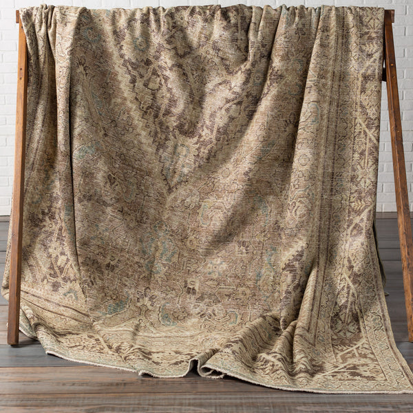 Antique One of a Kind OOAK-1241 10' x 12'11" Handmade Rug OOAK1241-101211  Khaki, Grey, Camel, Natural Surya