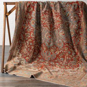 Antique One of a Kind OOAK-1260 9' x 12'6" Handmade Rug OOAK1260-9126  Grey, Brick, Nickel, Dark Brown, Light Wood, Khaki Surya