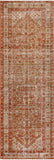 Antique One of a Kind OOAK-1263 3'4" x 9'9" Handmade Rug OOAK1263-3499  Brick, Camel, Clay, Khaki, Rose Gold Surya