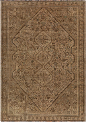 Antique One of a Kind OOAK-1269 6'11" x 9'8" Handmade Rug OOAK1269-61198  Dark Grey, Dark Brown, Taupe Surya