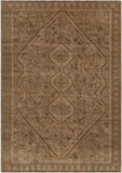 Antique One of a Kind OOAK-1269 6'11" x 9'8" Handmade Rug OOAK1269-61198  Dark Grey, Dark Brown, Taupe Surya