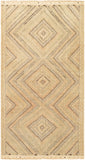 Antique One of a Kind OOAK-1296 5'3" x 9'11" Handmade Rug OOAK1296-53911  Natural, Tan, Light Wood, Camel, Wheat Surya