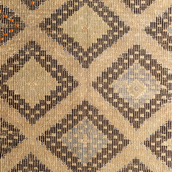 Antique One of a Kind OOAK-1305 6'9" x 10'5" Handmade Rug OOAK1305-69105  Camel, Dark Grey, Lunar Green, Tan, Clay Surya