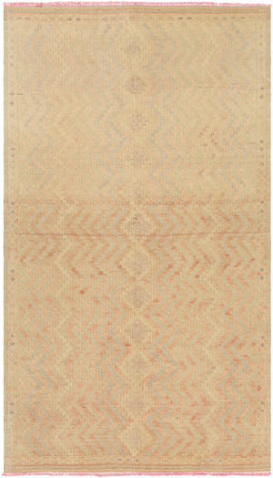 Antique One of a Kind OOAK-1307 4'11" x 8'6" Handmade Rug OOAK1307-41186  Tan, Khaki, Natural Surya