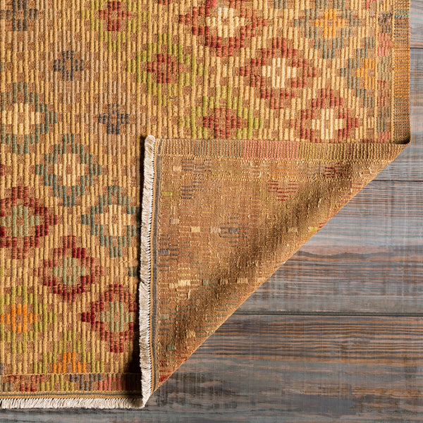 Antique One of a Kind OOAK-1313 6'6" x 9'9" Handmade Rug OOAK1313-6699  Camel, Clay, Tan Surya