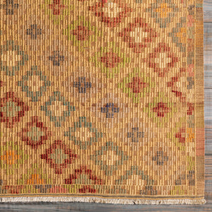 Antique One of a Kind OOAK-1313 6'6" x 9'9" Handmade Rug OOAK1313-6699  Camel, Clay, Tan Surya