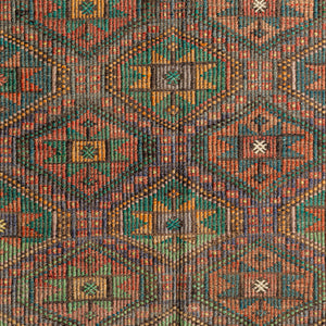 Antique One of a Kind OOAK-1317 6'4" x 10'3" Handmade Rug OOAK1317-64103  Dark Grey, Clay, Nickel, Eggplant, Desert Tan, Sage Surya