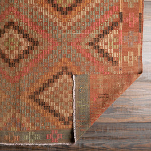 Antique One of a Kind OOAK-1330 5'11" x 8'10" Handmade Rug OOAK1330-511810  Camel, Clay, Rose Gold, Brick, Khaki Surya