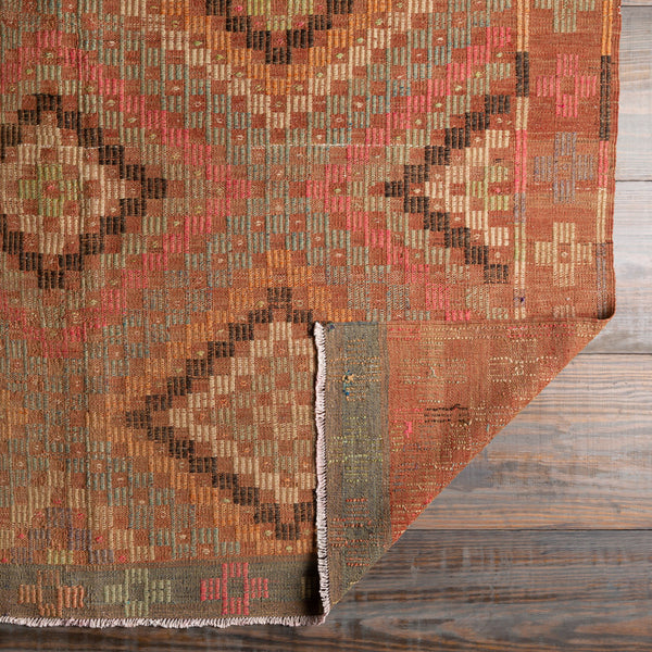 Antique One of a Kind OOAK-1330 5'11" x 8'10" Handmade Rug OOAK1330-511810  Camel, Clay, Rose Gold, Brick, Khaki Surya