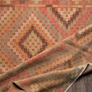 Antique One of a Kind OOAK-1330 5'11" x 8'10" Handmade Rug OOAK1330-511810  Camel, Clay, Rose Gold, Brick, Khaki Surya