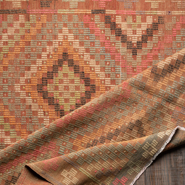 Antique One of a Kind OOAK-1330 5'11" x 8'10" Handmade Rug OOAK1330-511810  Camel, Clay, Rose Gold, Brick, Khaki Surya