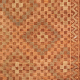 Antique One of a Kind OOAK-1335 5'11" x 8'11" Handmade Rug OOAK1335-511811  Brick, Camel, Dark Brown Surya
