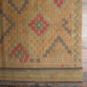 Antique One of a Kind OOAK-1338 6'8" x 9'4" Handmade Rug OOAK1338-6894  Camel, Dark Grey, Brick, Khaki Surya