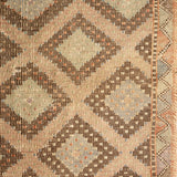 Antique One of a Kind OOAK-1348 6'1" x 8'8" Handmade Rug OOAK1348-6188  Camel, Nickel, Brick, Light Wood, Lunar Green Surya