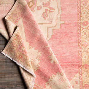 Antique One of a Kind OOAK-1363 5' x 10'3" Handmade Rug OOAK1363-5103  Natural, Tan, Pearl, Light Wood Surya