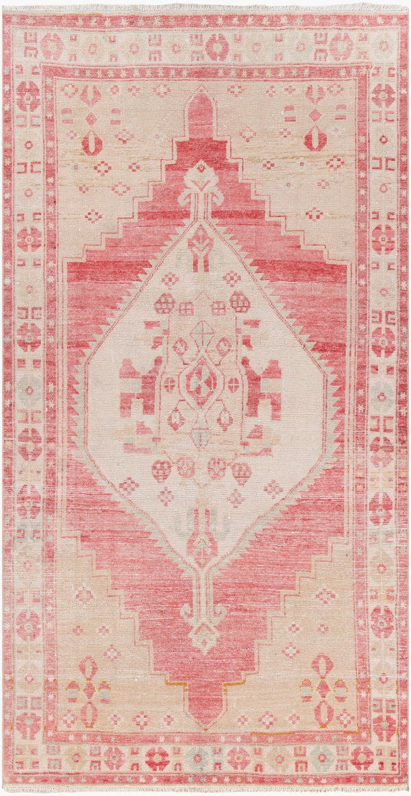 Surya Antique Hand Knotted Wool Flatweave Rug Turkish One of a Kind Living Room Accent OOAK1370-4109