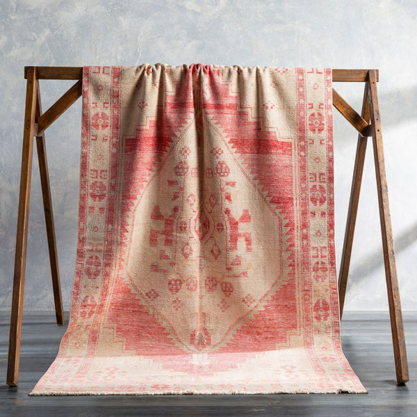 Surya Antique Hand Knotted Wool Flatweave Rug Turkish One of a Kind Living Room Accent OOAK1370-4109