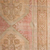 Antique One of a Kind OOAK-1375 4'4" x 9'10" Handmade Rug OOAK1375-44910  Natural, Khaki, Camel Surya