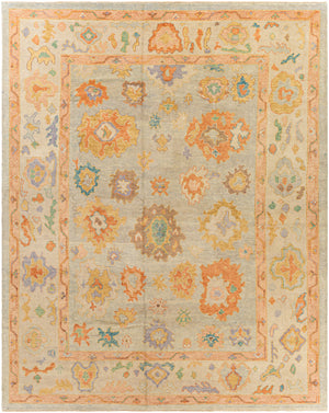 Antique One of a Kind OOAK-1376 9'3" x 11'5" Handmade Rug OOAK1376-93115  Tan, Natural, Light Wood, Camel Surya