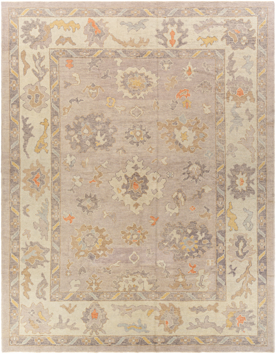 Antique One of a Kind OOAK-1378 9'2" x 11'8" Handmade Rug OOAK1378-92118  Warm Grey, Khaki, Slate Grey Taupe, Pearl, Sage Surya