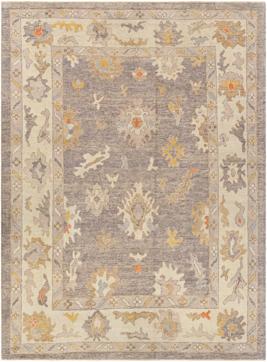 Antique One of a Kind OOAK-1379 9'4" x 12'5" Handmade Rug OOAK1379-94125  Warm Grey, Khaki, Sage, Camel, Pearl Surya