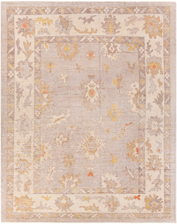 Antique One of a Kind OOAK-1381 9'4" x 12' Handmade Rug OOAK1381-9412  Ash, Pearl, Slate Grey Taupe, Khaki Surya