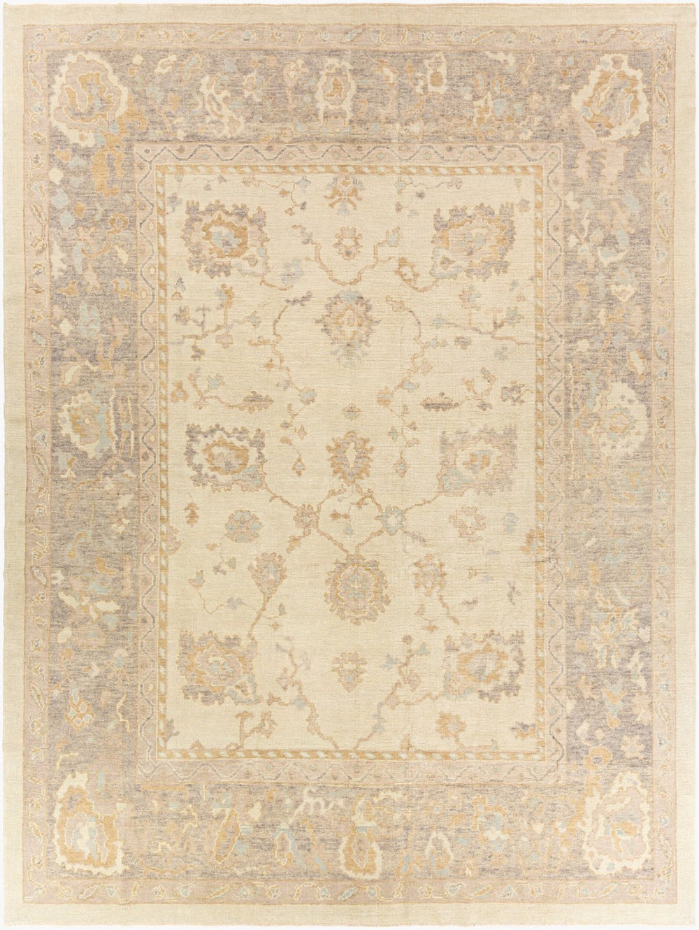Surya Antique Hand Knotted Wool Area Rug One of a Kind Turkish Weave for Formal Living Rooms OOAK1383-104141
