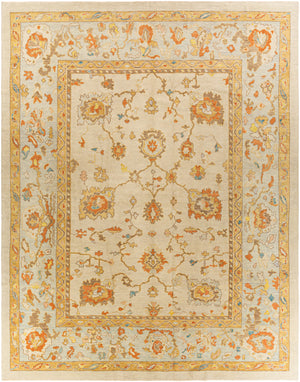 Antique One of a Kind OOAK-1386 10'4" x 13'2" Handmade Rug OOAK1386-104132  Natural, Camel, Khaki, Light Wood, Pearl, Tan Surya