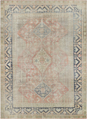 Surya Antique One Of A Kind Turkish Handmade Rug 3'1" X 13'3" - Timeless Wool Statement Piece For Home Dusty Rose Wool Ooak1389-12718