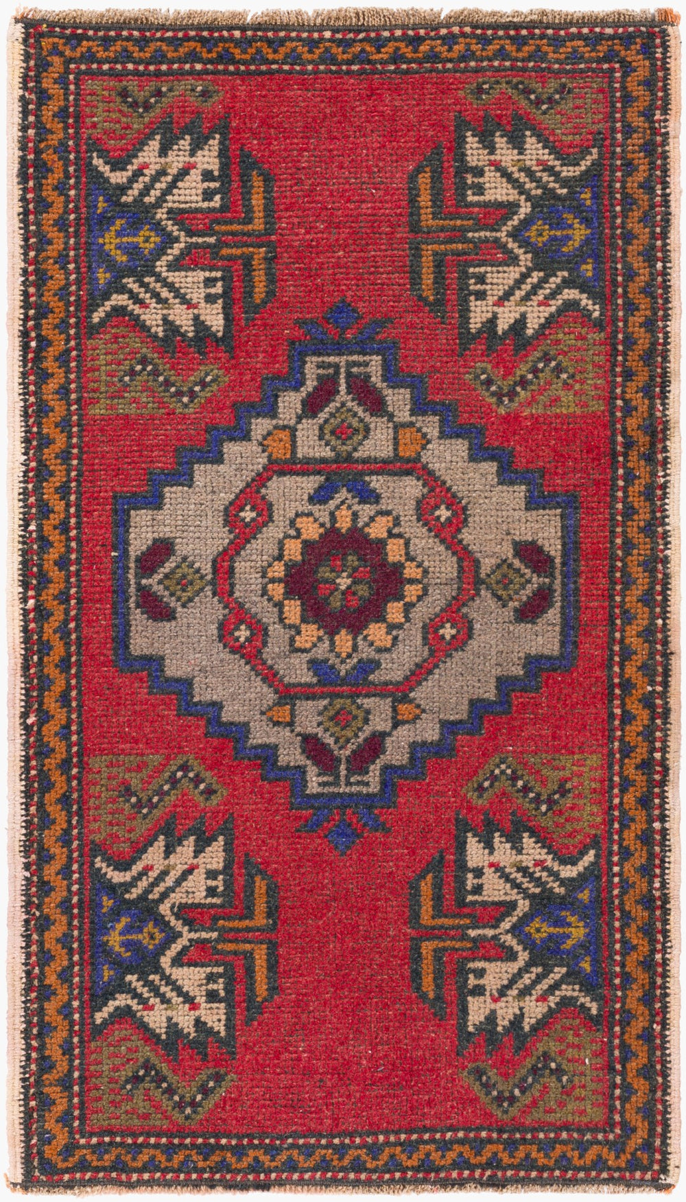 Surya Antique One Of A Kind Turkish Handmade Rug 3'1" X 13'3" - Timeless Wool Statement Piece For Home Crimson Wool Ooak1402-1631