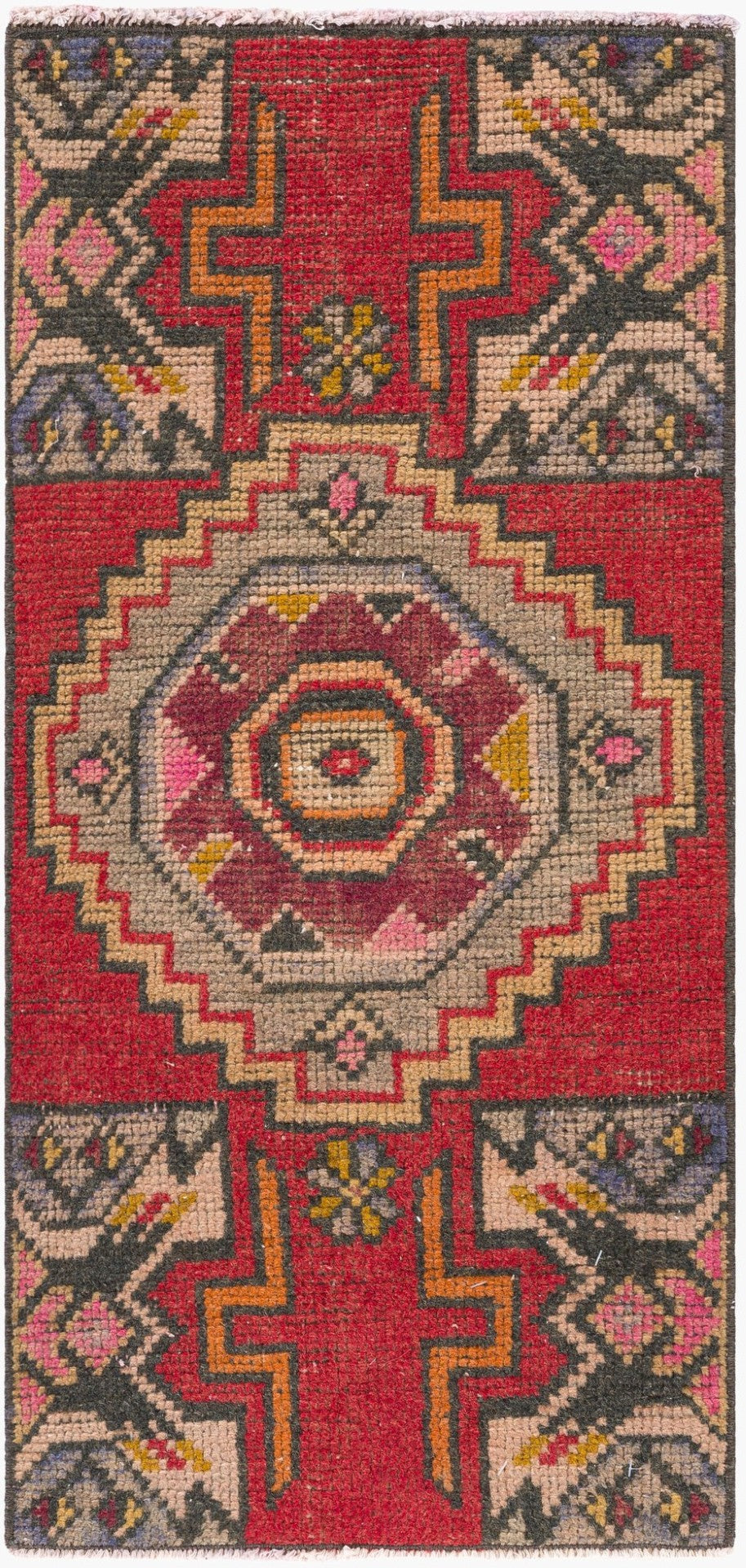Surya Antique Hand Knotted Wool Rug Turkish Heritage Accent for Entryway or Hearth OOAK1465-153