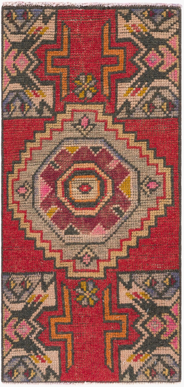 Surya Antique Hand Knotted Wool Rug Turkish Heritage Accent for Entryway or Hearth OOAK1465-153