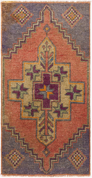 Surya Antique One Of A Kind Turkish Handmade Rug 3'1" X 13'3" - Timeless Wool Statement Piece For Home Rust Wool Ooak1479-1832