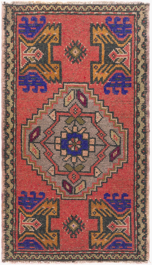 Surya Antique One Of A Kind Turkish Handmade Rug 3'1" X 13'3" - Timeless Wool Statement Piece For Home Brick Red Wool Ooak1490-183