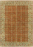 Antique One of a Kind OOAK-1502 7'3" x 10' Handmade Rug OOAK1502-7310  Brick, Camel, Clay, Dark Brown, Khaki Surya