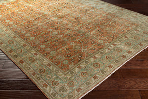 Antique One of a Kind OOAK-1502 7'3" x 10' Handmade Rug OOAK1502-7310  Brick, Camel, Clay, Dark Brown, Khaki Surya