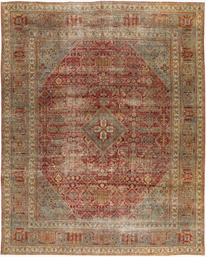 Surya Antique Hand Knotted Wool Area Rug Turkish Weave Low Pile Living Room Statement Piece OOAK1511-103131